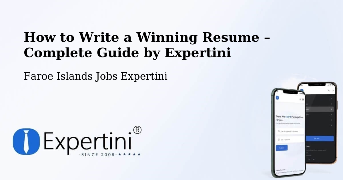 Resume Writing Guide for Job Seekers – Saltnes - Saltnes, Faroe Islands Jobs Expertini