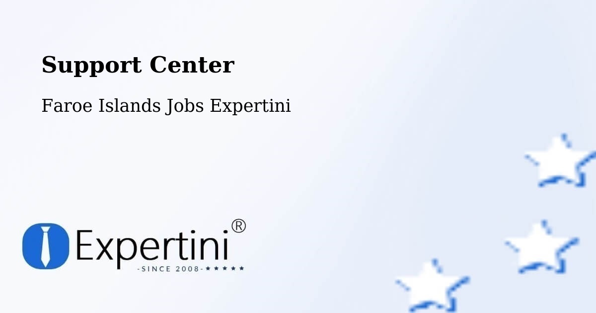 Support Services – Saltnes - Faroe Islands Jobs Expertini